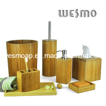 Acessório de banho de bambu carbonizado (WBB0312A)